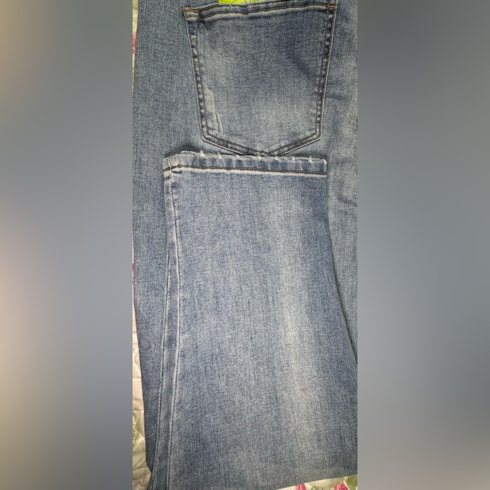 Revelry Light Blue Distressed Skinny Jeans - Picture 5 of 5